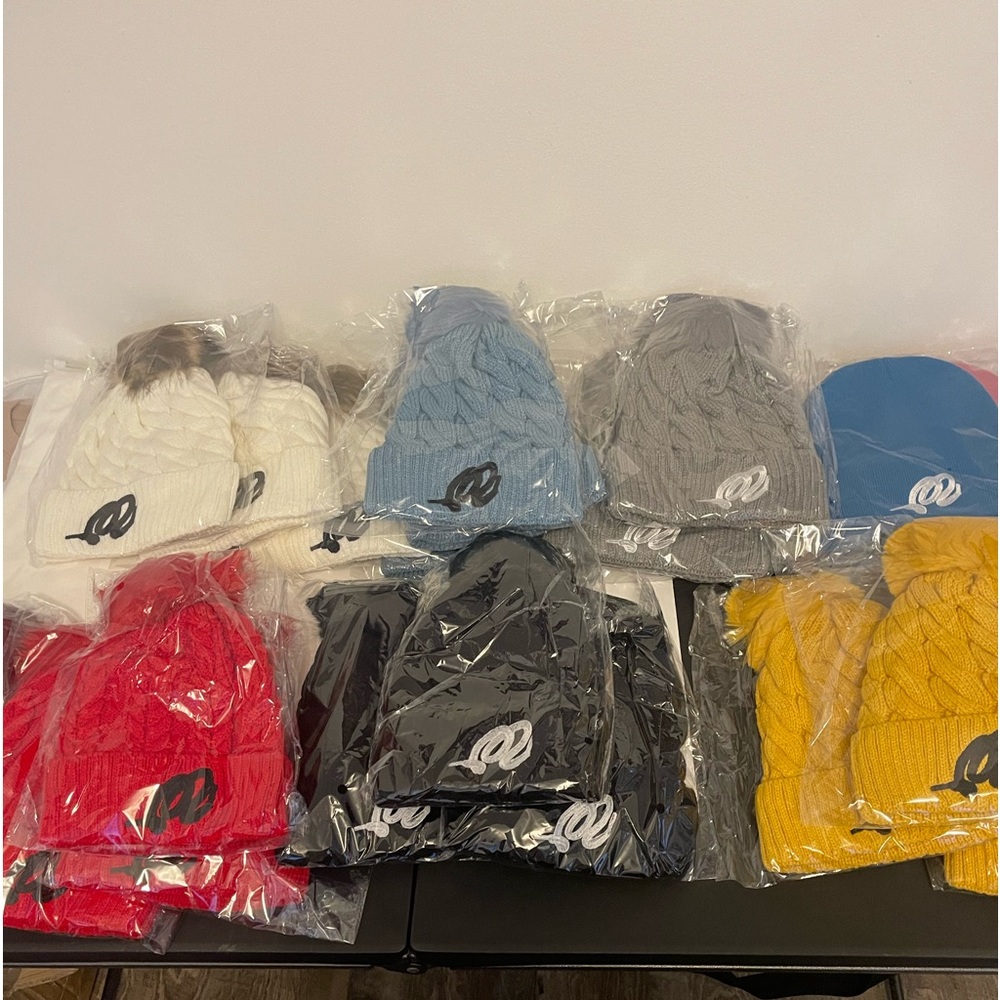 My Own Wear POM POM hats unisex several colors